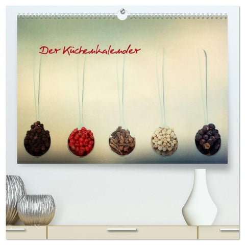 Der Küchenkalender (hochwertiger Premium Wandkalender 2026 DIN A2 quer), Kunstdruck in Hochglanz