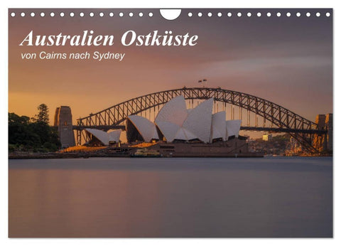 Australien Ostküste - von Cairns nach Sydney (Wandkalender 2027 DIN A4 quer), CALVENDO Monatskalender