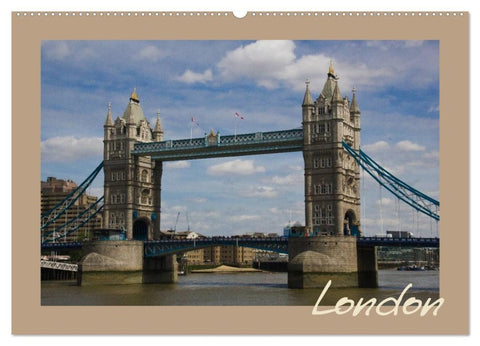 London (Wandkalender 2027 DIN A2 quer), CALVENDO Monatskalender