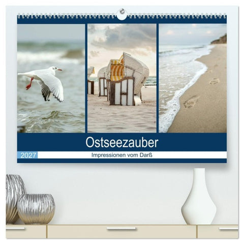 Ostseezauber (hochwertiger Premium Wandkalender 2027 DIN A2 quer), Kunstdruck in Hochglanz