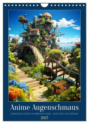 Anime Augenschmaus (Wandkalender 2027 DIN A4 hoch), CALVENDO Monatskalender