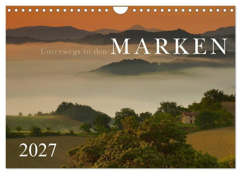 Unterwegs in den Marken (Wandkalender 2027 DIN A4 quer), CALVENDO Monatskalender