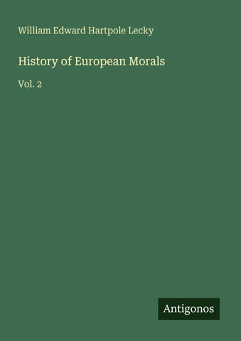History of European Morals
