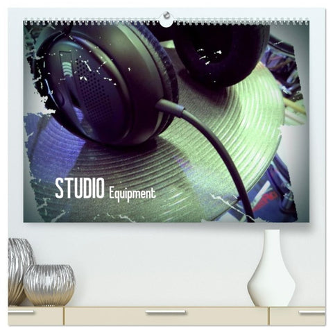 STUDIO Equipment (hochwertiger Premium Wandkalender 2027 DIN A2 quer), Kunstdruck in Hochglanz