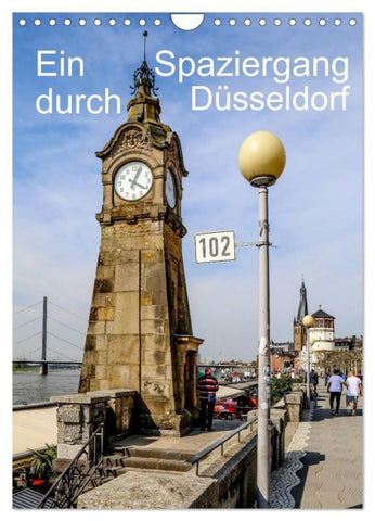 Ein Spaziergang durch Düsseldorf (Wandkalender 2027 DIN A4 hoch), CALVENDO Monatskalender