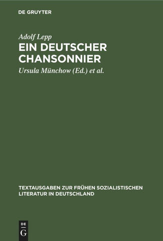 Ein deutscher Chansonnier