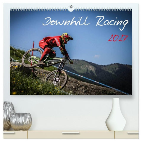 Downhill Racing 2027 (hochwertiger Premium Wandkalender 2027 DIN A2 quer), Kunstdruck in Hochglanz