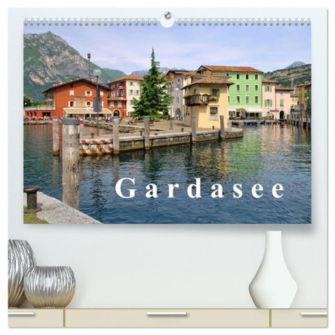 Gardasee (hochwertiger Premium Wandkalender 2026 DIN A2 quer), Kunstdruck in Hochglanz