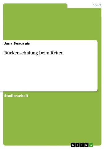 Rückenschulung beim Reiten