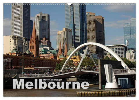 Melbourne (Wandkalender 2027 DIN A2 quer), CALVENDO Monatskalender