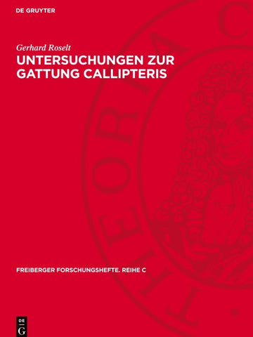 Untersuchungen zur Gattung Callipteris