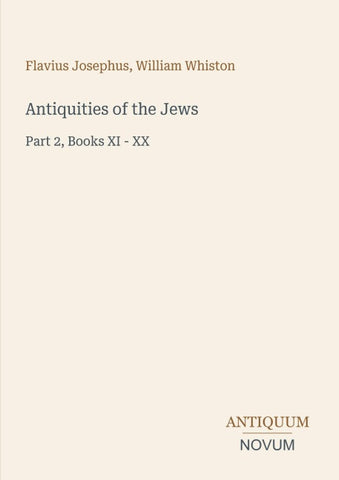 Antiquities of the Jews