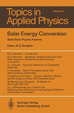 Solar Energy Conversion