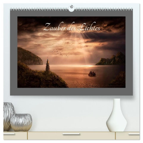 Zauber des Lichtes (hochwertiger Premium Wandkalender 2026 DIN A2 quer), Kunstdruck in Hochglanz