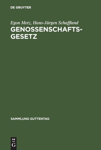 Genossenschaftsgesetz