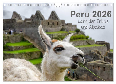 Peru - Land der Inkas und Alpakas (Wandkalender 2026 DIN A4 quer), CALVENDO Monatskalender