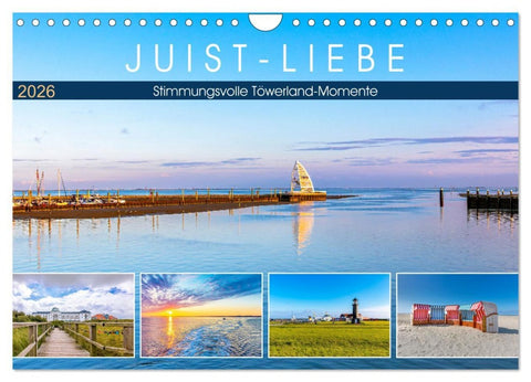 JUIST-LIEBE (Wandkalender 2026 DIN A4 quer), CALVENDO Monatskalender