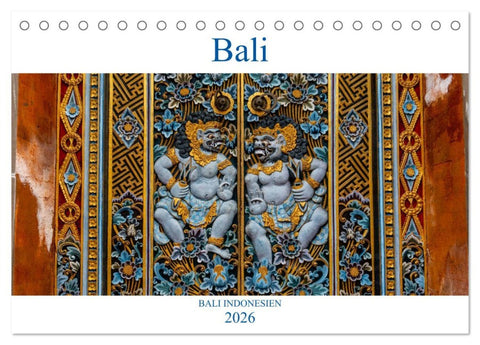 Bali Indonesien (Tischkalender 2026 DIN A5 quer), CALVENDO Monatskalender