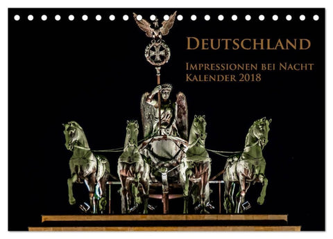 Deutschland Impressionen bei Nacht (Tischkalender 2027 DIN A5 quer), CALVENDO Monatskalender