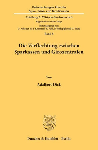 Die Verflechtung zwischen Sparkassen und Girozentralen.