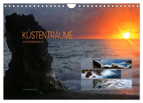 Küstenträume im Panoramablick (Wandkalender 2027 DIN A4 quer), CALVENDO Monatskalender