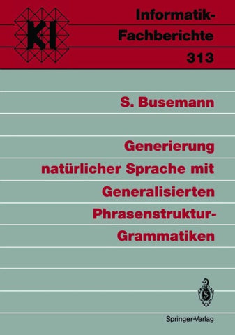 Generierung natürlicher Sprache mit Generalisierten Phrasenstruktur-Grammatiken