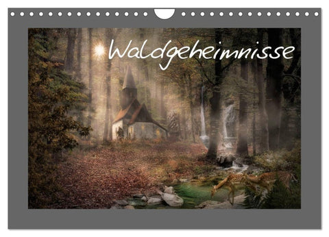 Waldgeheimnisse (Wandkalender 2027 DIN A4 quer), CALVENDO Monatskalender