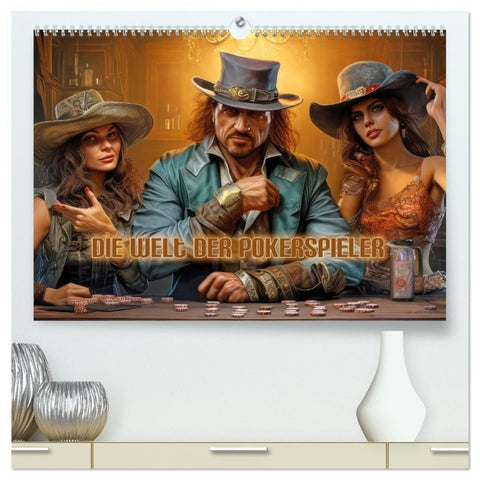 Die Welt der Pokerspieler (hochwertiger Premium Wandkalender 2027 DIN A2 quer), Kunstdruck in Hochglanz