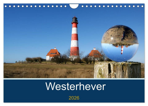 Westerhever (Wandkalender 2026 DIN A4 quer), CALVENDO Monatskalender