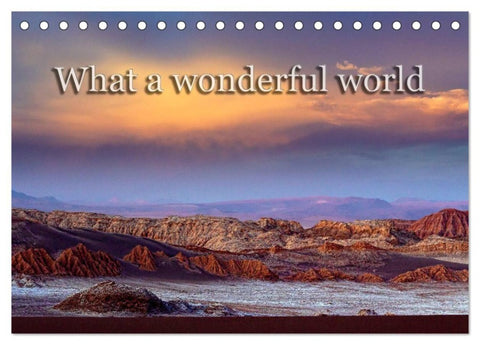 What a wonderful world (Tischkalender 2027 DIN A5 quer), CALVENDO Monatskalender