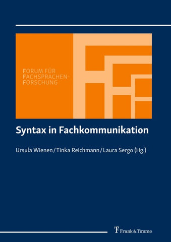 Syntax in Fachkommunikation