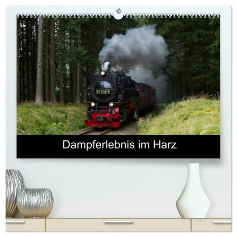 Dampferlebnis im Harz (hochwertiger Premium Wandkalender 2027 DIN A2 quer), Kunstdruck in Hochglanz