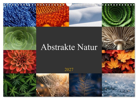 Abstrakte Natur (Wandkalender 2027 DIN A3 quer), CALVENDO Monatskalender