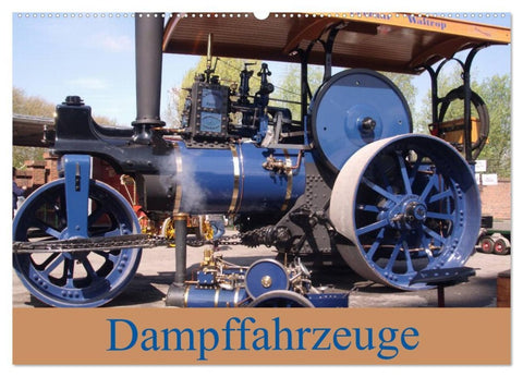 Dampffahrzeuge (Wandkalender 2026 DIN A2 quer), CALVENDO Monatskalender