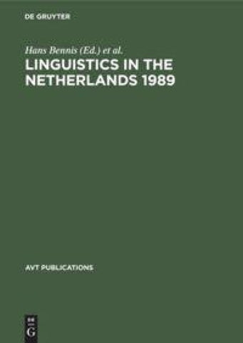 Linguistics in the Netherlands 1989