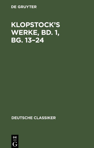 Klopstock’s Werke, Bd. 1, Bg. 13–24