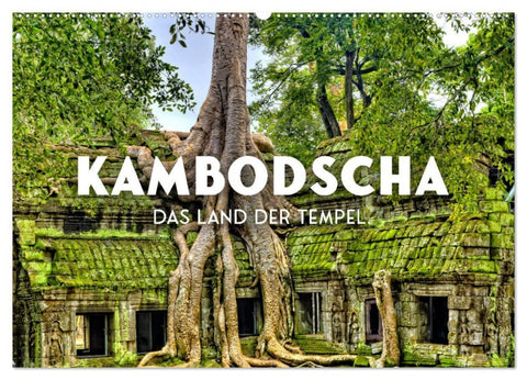 Kambodscha - Das Land der Tempel. (Wandkalender 2026 DIN A2 quer), CALVENDO Monatskalender