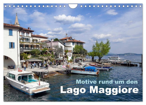 Motive rund um den See Lago Maggiore (Wandkalender 2026 DIN A4 quer), CALVENDO Monatskalender