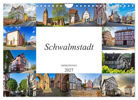 Schwalmstadt Impressionen (Wandkalender 2027 DIN A4 quer), CALVENDO Monatskalender