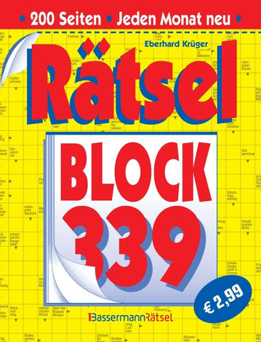 Rätselblock 339 (5 Exemplare à 2,99 €)