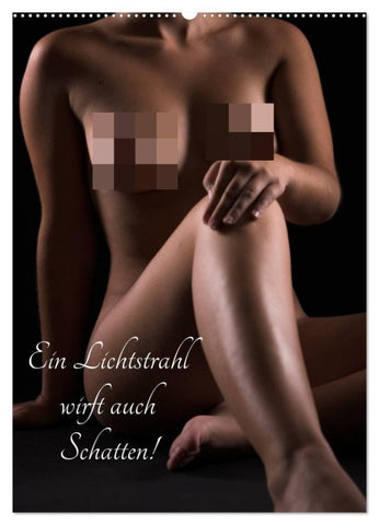 Ein Lichtstrahl wirft auch Schatten! (Wandkalender 2027 DIN A2 hoch), CALVENDO Monatskalender