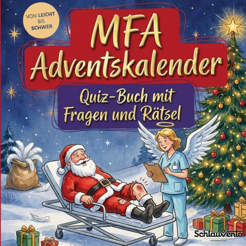 MFA-Adventskalender: Quiz-Buch mit Fragen und Rätsel