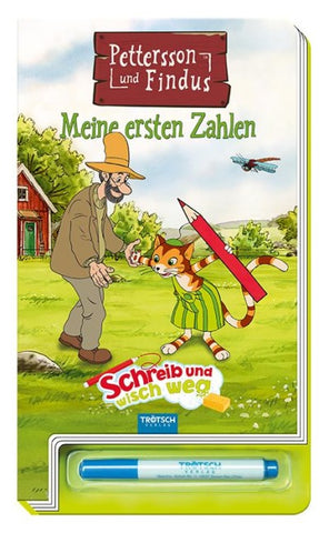 Trötsch Pettersson und Findus Schreib und wisch weg Zahlen