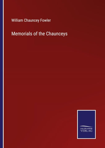 Memorials of the Chaunceys