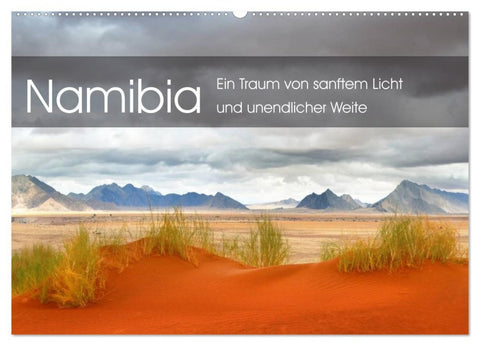 Namibia: Ein Traum von sanftem Licht und unendlicher Weite (Wandkalender 2026 DIN A2 quer), CALVENDO Monatskalender