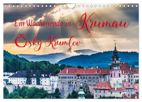 Ein Wochenende in Krumau (Wandkalender 2027 DIN A4 quer), CALVENDO Monatskalender