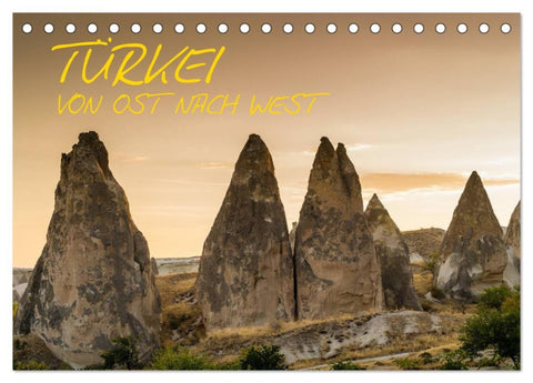 Türkei - von Ost nach West (Tischkalender 2026 DIN A5 quer), CALVENDO Monatskalender
