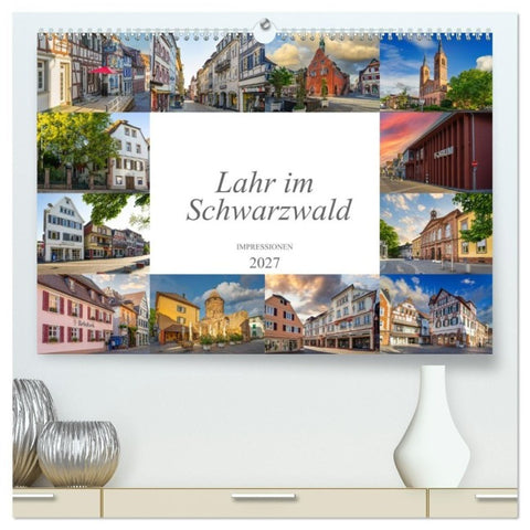 Lahr im Schwarzwald Impression (hochwertiger Premium Wandkalender 2027 DIN A2 quer), Kunstdruck in Hochglanz