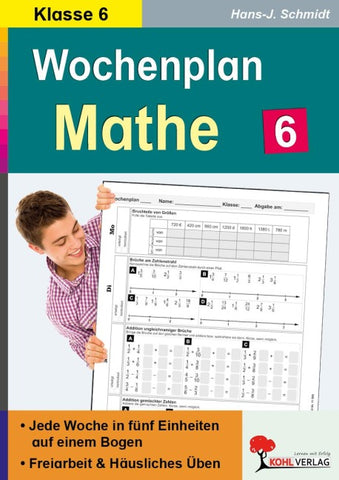 Wochenplan Mathe / Klasse 6