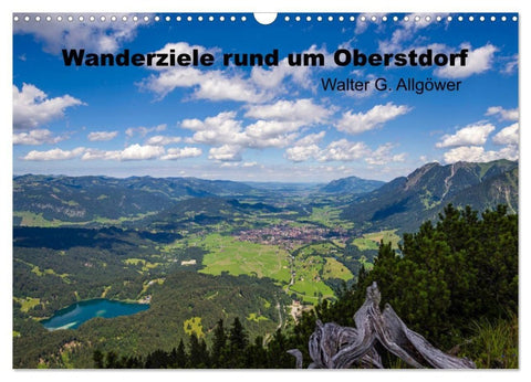 Wanderziele rund um Oberstdorf (Wandkalender 2027 DIN A3 quer), CALVENDO Monatskalender